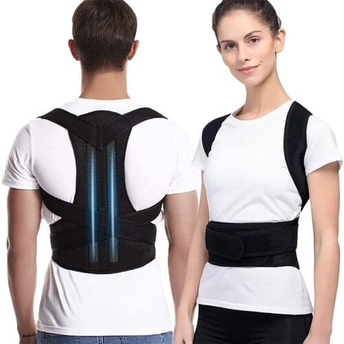 Posture Corrector for Men and Women Back Posture Brace Clavicle Support Stop Slouching and Hunching Adjustable Back Trainer