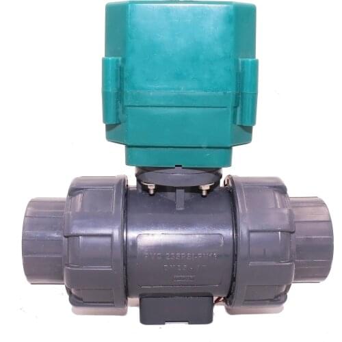 WITHOUT manual override CTF-001 10nm CR03 CR04 AC85V-265V DN15 DN20 DN25 NPT BSP glue thread plastic motorized UPVC ball valve