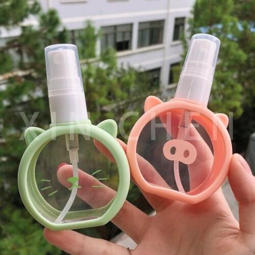 Travel Refillable Bottle Eliquid Spray Alcochol Bottle Empty Container For Cosmetics Portable Perfume Atomizer Moisturize 55ml