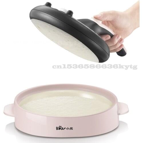 Electric Pancake Crepe Makers Mini Machine Household Baking Pan Automatic Nonstick Stainless Steel Frying Pink 220V