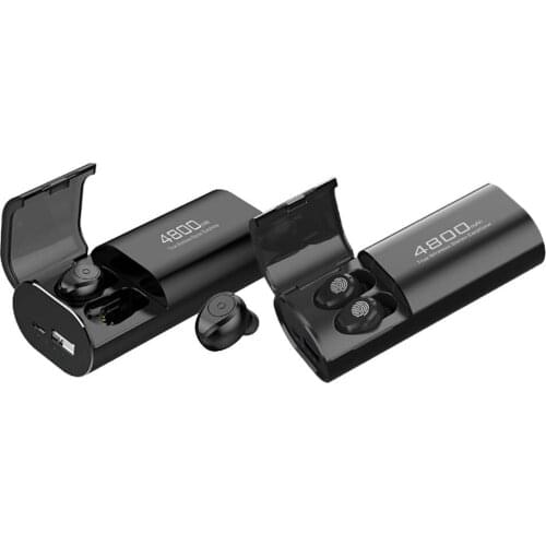 F9 4800mAh Sports Wireless Bluetooth Headset Charging Bluetooth 5.0 Stereo Phone Mini Bluetooth Headset Passive Noise Reduction