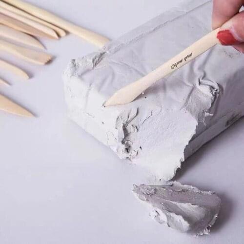 Stone plastic clay free baking soft clay handmade sculpture white red natural air-dried clay diy handmade materials