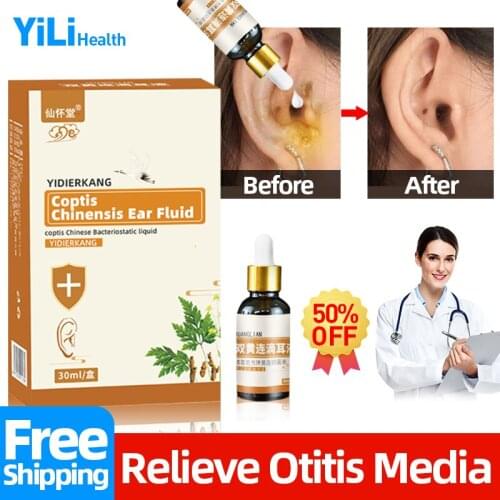 Ear Drops Acute Otitis Media Infection Coptis Chinensis Herbal Medicine Tinnitus Treatment Ears Sore Earwax Removal Tool