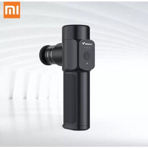 Xiaomi Merach Nano Pocket Fascia Gun Small Muscle Relaxer Mini Massager 4 Massage Heads 3Colors For Office Travel