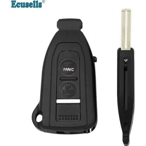 2 Buttons Smart Prox Remote Key Shell For Lexus LS430 2002-2006 with Uncut Blade