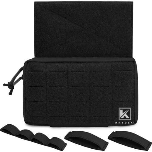 KRYDEX Tactical Mission Hanger Drop Pouch For D3CR MK3 MK4 JPC CPC Plate Carrier HS Style Multi Hanger Pouch W/ 3PCS Inserts BK