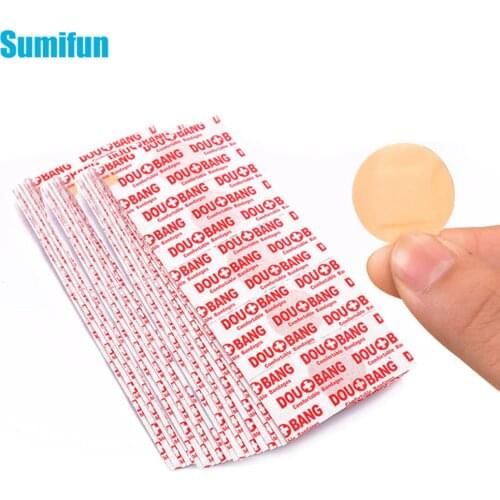 200Pcs Cartoon Assorted Round Breathable Waterproof Bandage Emergency Kit Adhesive Plaster Hemostasis Band Aid D0231