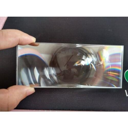 The 73mm*112mm size and 100mm focal length projector fresnel lens