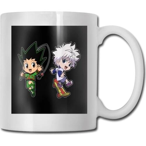 Male Hunter X Hunter Gon Killua Chibi Rock And Roll 100 Tees Harajuku Better Mug Cup