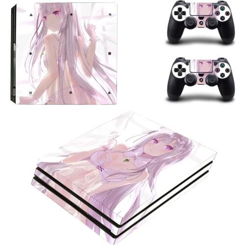 Re:Life in a different world from zero Rem PS4 Pro Skin Sticker for PlayStation 4 Console and Controllers PS4 Pro Skin Sticker