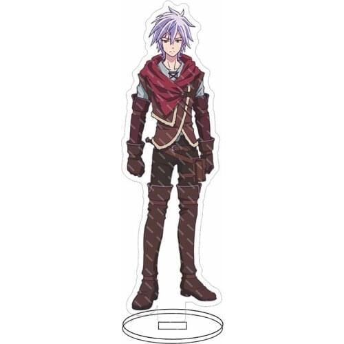 No Game No Life Figures Shiro Sora Jibril Acrylic Stand Figure Plate Collection Model Toy Gifts Cosplay Decor