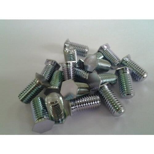NFH-M5-10/12/14/15/16/18/20/25 Hexagon Head Studs,Steel,Zinc Plating,Min.Sheet Thickness1.0mm,Hole Size In Sheet5.0mm