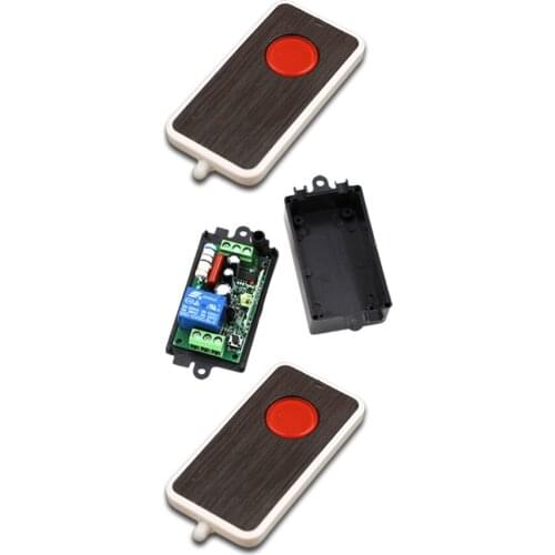 New AC110V 220V 1CH RF Wireless Remote Control Switch System 2Transmitter and 1Receiver Toggle 315/433MHZ