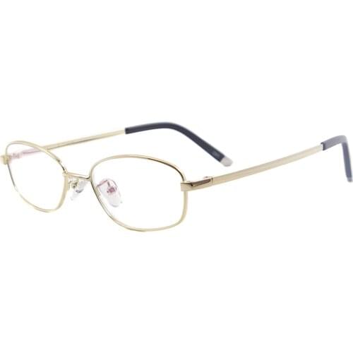 Women Small Flexible Memory Titanium Oval Eyewear Full Frame Colourful Fashion Spectacles For Myopia Lenses