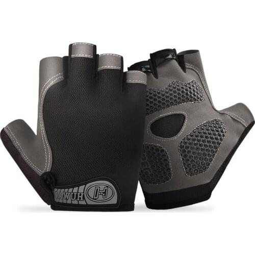 Cycling Anti-slip Anti-sweat Men Women Half Finger Gloves Breathable Anti-shock Sports Gloves Motorcycle Bike Bicycle Glove