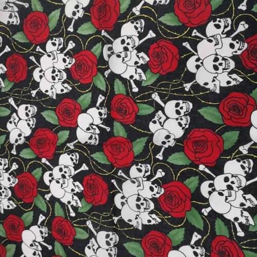 Cotton Red Rose Paisley Black Square Scarf Hip Hop Turban Bandanas Foulard Headwear/Hair Neck Wrap Band Headties for Women/Mens