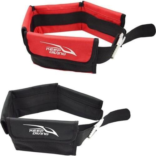 Scuba Adjustable Pocket Diving Weight Belt With Stainless Steel Buckle Water Sport Equipment Diving Accessories