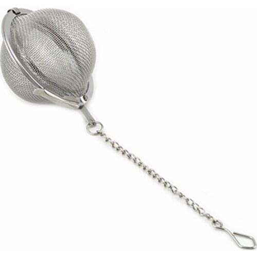 Stainless Steel Tea Infuser Strainer Mesh Spoon Locking Spice Egg Shaped Ball Filter Coffee Herb Spice Tea Strainer