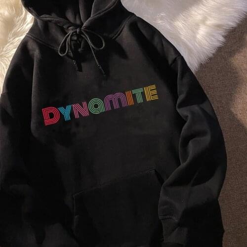 DYNAMITE Hoodie Harajuku K-pop Ladies KPOP Bangtan Boys Sweatshirt Women JIMIN JIN SUGA V JUNGKOOK Tops Female Hoody Y2k