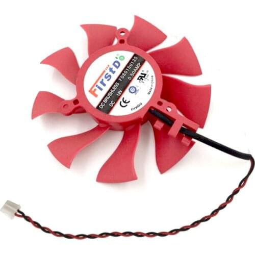 FD8015U12S 4pin diameter 75mm blower cooler fan for ASUS EAH5830/8600/9800 GTS 450/460 HD7850 graphics card cooling fan