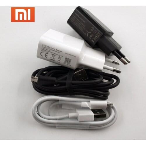 XIAOMI Charger 5V 2A USB Power Adapter Micro USB Data Cable For Xiaomi 4 3 Redmi 4 5 plus 5plus 4A 4X Note 6 5 pro 4 4X 4A 5 5A