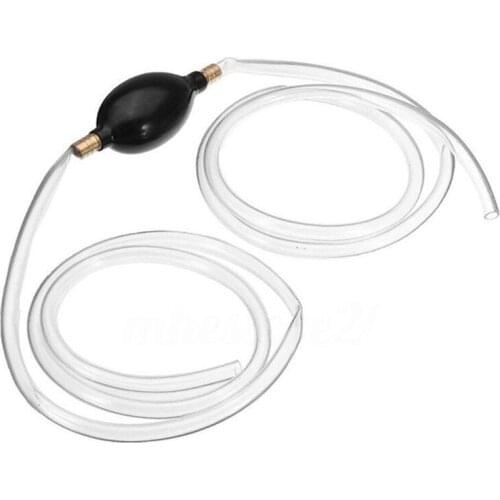 1Pcs PVC 8mm Car Fuel Gas Pump Tubing Manual Siphon Tubing Petrol Liquid Pump Tube Primer Bulb Water Oil Transfer Pump Pipe