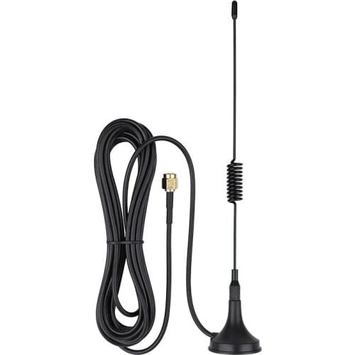 ESCAM 1PCS Wifi Antenna 2.4G 3dbi hing gain Sucker antenna 3 meters extension cable Work for WIFI Camera Wireless cameras