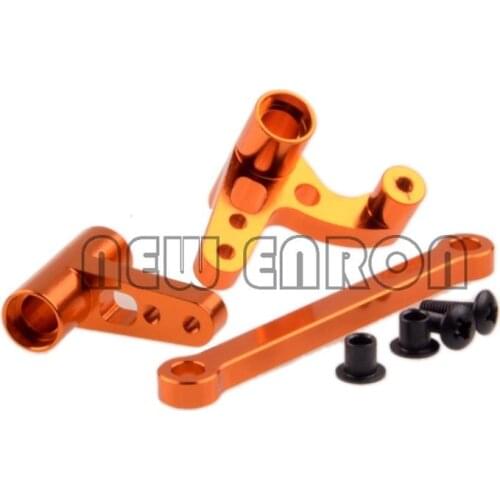 #101214 1 Set Steering Servo Saver Complete Aluminum Upgrade Part RC Car For RC HPI Only for Nitro WR8 Bullet 3.0 Flux MT ST