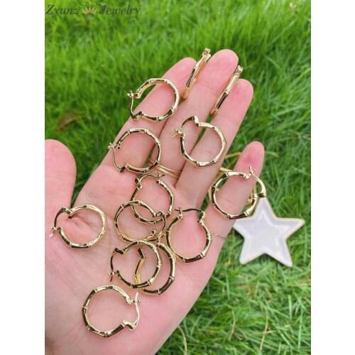 3 Pairs, Fashion Rattan Hoop Earrings For Women Trendy Round Gold Earring 2021 Brincos Female Jewelry Pendientes Mujer
