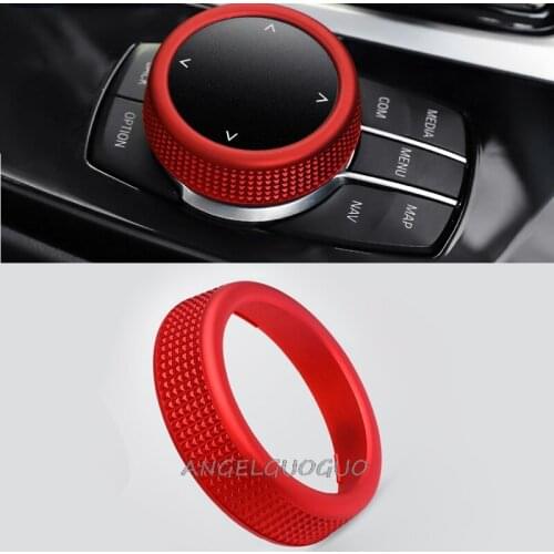 ABS For BMW 5 Series G30 G38/7 Series 2016-2019 / X3 X4 G01 G02/ 6 Series GT 2018+ Car Multimedia Buttons cover Trim Sticker