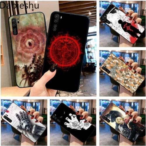 Anime FullMetal Alchemist Luxury Unique Phone Cover for Huawei P40 P30 P20 lite Pro Mate 30 20 Pro P Smart 2019 prime