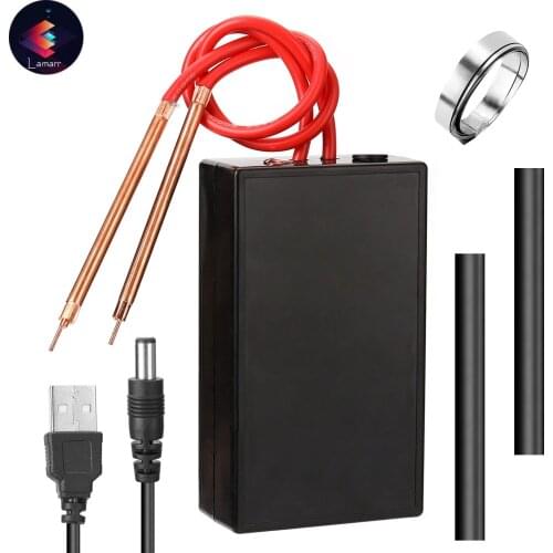 Spot Welder Portable 6 Gears Adjustable Mini Handheld Spot Welding Machine with 5300mAh Battery Spot Welding Machine Tool Kit