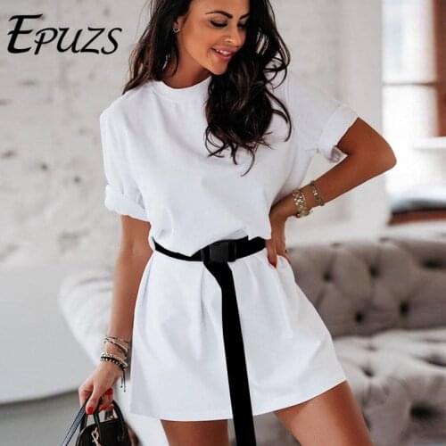 EPUZS Summer Dresses With Sleeves
