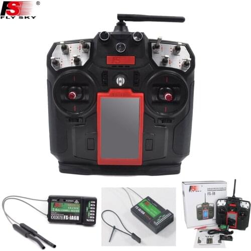Flysky FS-I8 With IA10B / IA6B Receiver RC Remote Conroller 2.4G For RC Drone Quadecopter