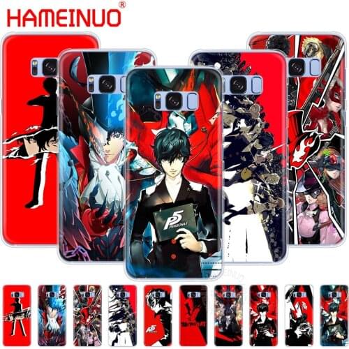HAMEINUO Persona 5 cell phone case cover for Samsung Galaxy S9 S7 edge PLUS S8 S6 S5 S4 S3 MINI