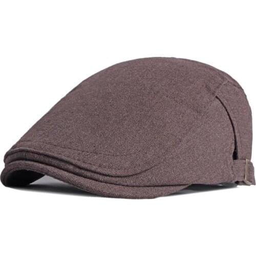 2021 Cotton Spring Summer fashion joker solid color Newsboy Caps Flat Peaked Cap Men and Women Painter Beret Hats 116