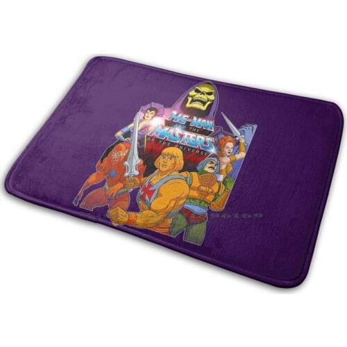 He-Man Mat Rug Carpet Anti-Slip Bedroom Entrance Door Mat He Man Masters Of The Universe Cartoon Saturday Morning 1980s 80s