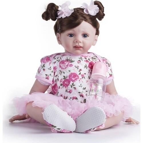 Bebes doll 60cm Reborn Baby Doll Toy For Girl Exquisite Princess Toddler lovely Babies Child Birthday Gift Play House Toy