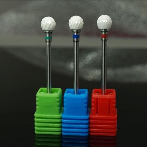 Easy Ceramic Nail Drill Bit Rotary Burr Nail Milling Cutter Manicure Pedicure Drill Machine Accessory Nail Art Tools