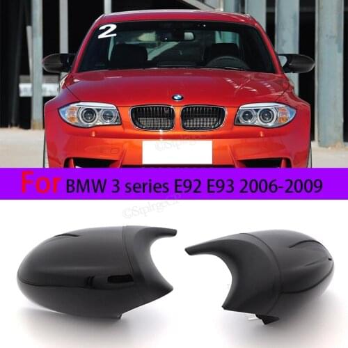 M3 style rearview mirror cover For BMW 3 series E92 E93 2006-2009 Rearview mirror cover replacement of car rearview mirror cover