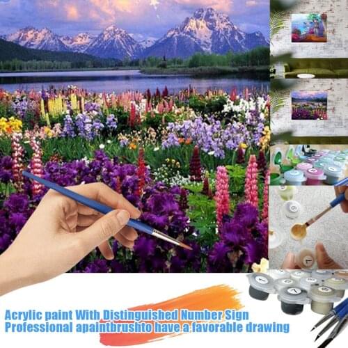 Diy Painting By Numbers Kit Coloring By Numbers Picture By Numbers Home Decors Painting By Numbers By Numbers Painting#W