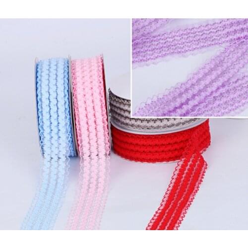 New 1-1/2 38MM Lace Ribbon 9m Druff Flounce DIY Handmade Material Head Bow Hair Decor Dress Bow Accessories Stretch