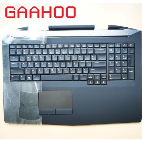 Brand New Laptop Palmrest Assembly for DELL ALIENWARE17 R1 M17x R5 Laptop /w Backlit US Keyboard Touchpad and POWERSWITCH