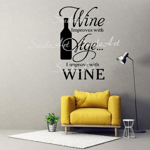 Lovely Wine Decal Removable Vinyl Mural Poster Kids Room Nature Decor Decoration Accessories