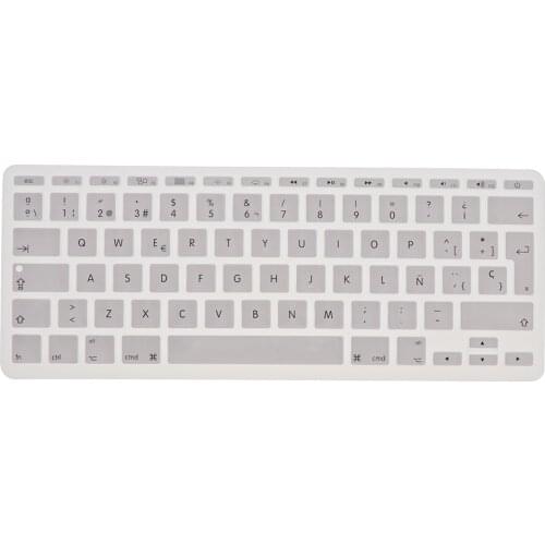 Silicone Keyboard Protector Spanish Phonetic Keyboard Film for Macbook 11inch Laptop Protective Film Cover Soft-Touch Waterproof