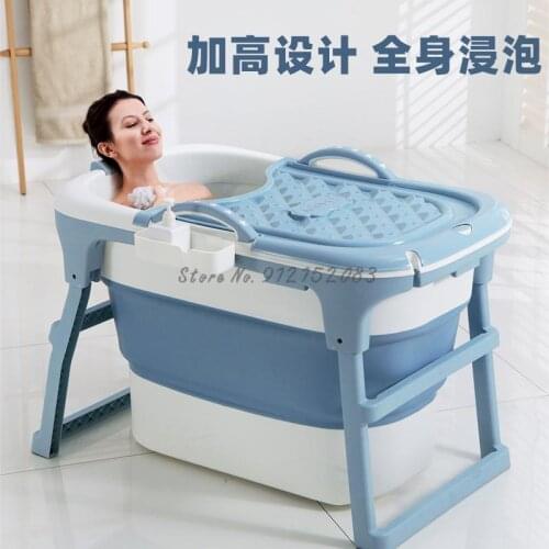 Adult Foldable Bath Bucket Childrens Bath Bucket Adult Household Baby Bath Tub Swimming Bucket Baby Bath Bucket