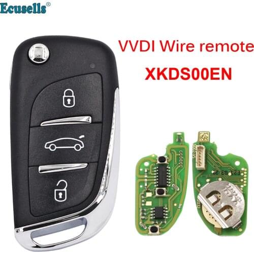 Xhorse XK Series XKDS00EN Universal Wire Remote VVDI Car Key for VVDI2 / VVDI Mini / Key Tool Max for VW Skoda MQB