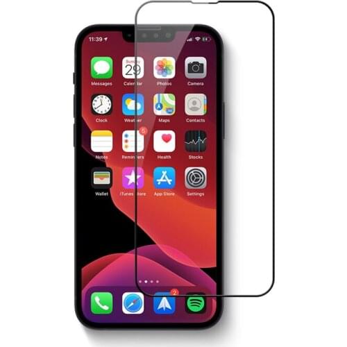 Full Coverage Tempered Glass On For iPhone 11 Pro Max Premium Screen Protector Tempered Glass On For iPhone 11/11 Pro/11 Pro Max
