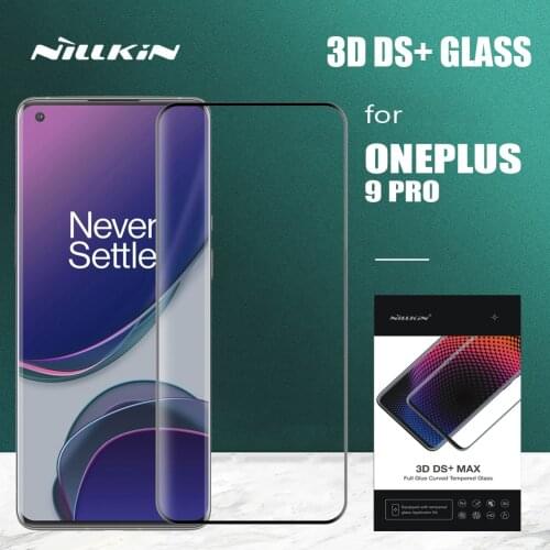 Nillkin for Oneplus 9 Pro Glass 3D DS+ Full Cover Tempered Glass Safety Screen Protector for One Plus 9 Pro Glass Film