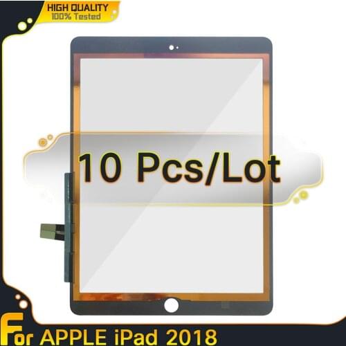 10 Pcs 10 Pieces Touch For iPad 2018 A1893 A1954 Touch Screen Digitizer Front Glass Touch Panel Replacement For iPad 6 6th Gen
